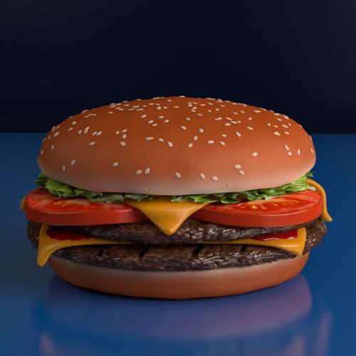 Cycles Fast Food Double Cheeseburger preview image